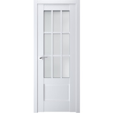 Межкомнатные двери TERMINUS Neo-soft 604 Белые матовые со стеклом