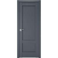 Міжкімнатні двері TERMINUS Neo-soft 606 Антрацит глухі