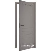 Межкомнатные двери TERMINUS Neo-soft 608 Оникс глухие