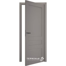 Межкомнатные двери TERMINUS Neo-soft 608 Оникс глухие