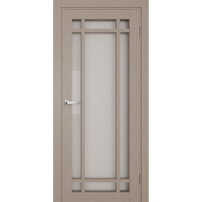 Межкомнатные двери TERMINUS (Терминус) коллекция UkrDoors UD-16 Дуб дымчатый со стеклом