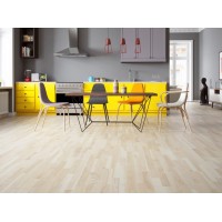 Паркетная доска BARLINEK Ясень Milkshake Molti 3WG000651 белый матовый лак