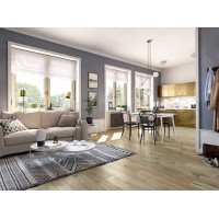 Паркетна дошка BARLINEK Дуб Mont Blanc Medio 1WG000783 білий матовий лак