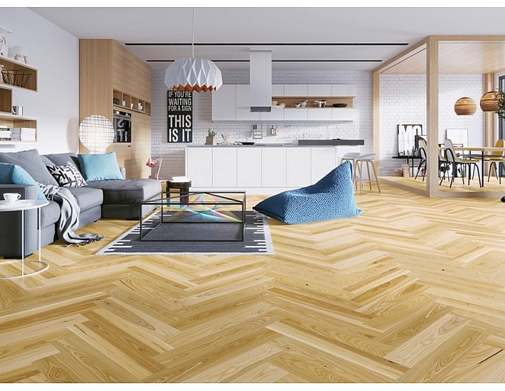 Фото Паркетна дошка BARLINEK Ясен Auric Piccolo 1WC000019 матовий лак 2 Фото Паркетна дошка BARLINEK Ясен Auric Piccolo 1WC000019 матовий лак 2
