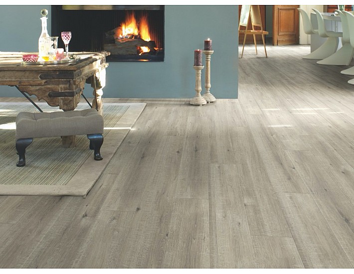 Фото Ламинат QUICK STEP IM1858 Дуб Saw cut grey 2