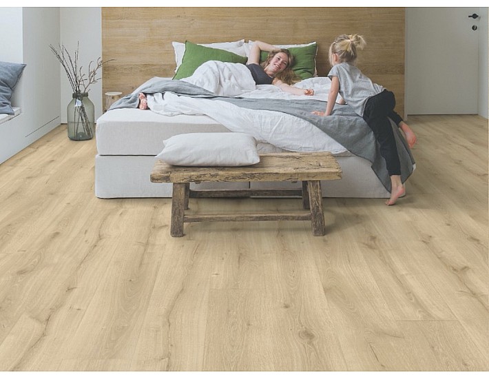 Фото Ламінат QUICK STEP MJ3550 Дуб пустеля світлий натуральний 2 Фото Ламінат QUICK STEP MJ3550 Дуб пустеля світлий натуральний 2