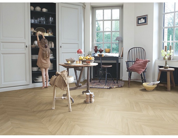 Фото Ламинат QUICK STEP IPA4160 Дуб Chevron medium 2