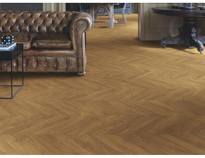 Фото Ламинат QUICK STEP IPA4162 Дуб Chevron brown 2