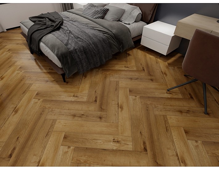Фото Виниловый пол SPC Apro Authentic Herringbone AC-501-HB Дуб Gold 2 Фото Виниловый пол SPC Apro Authentic Herringbone AC-501-HB Дуб Gold 2