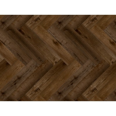 Вінілова підлога SPC Apro Authentic Herringbone AC-510-HB Дуб Coffe