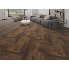 Виниловый пол SPC Apro Authentic Herringbone AC-510-HB Дуб Coffe