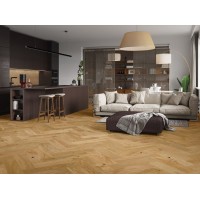 Паркетна дошка BARLINEK Дуб Caramel Herringbone 1WC000024 матовий лак