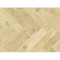 Паркетная доска BARLINEK Дуб Bianco Herringbone 1WC000040 белый матовый лак