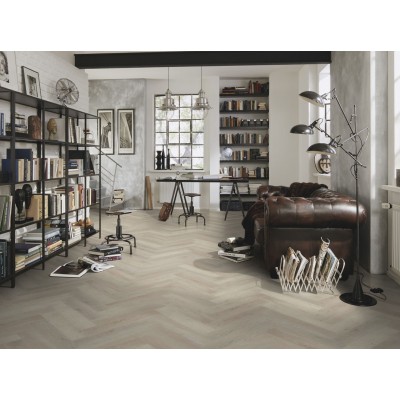 Виниловый пол Wineo DB286WXS Дуб Balanced Lightgrey 