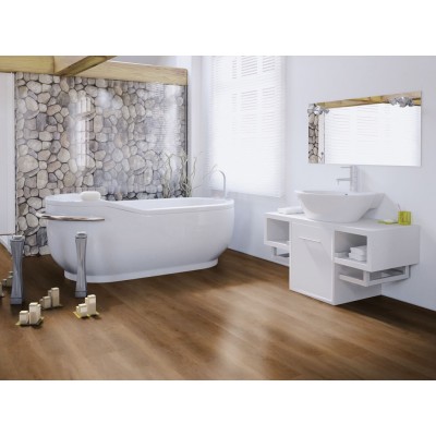 Виниловый пол Wineo DB285WL Дуб Balanced Brown