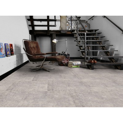 Виниловый пол Wineo DB302SL Бетон Craft Grey