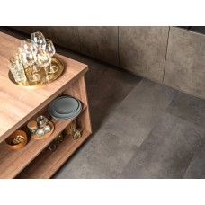 Вінілова підлога Vinilam Ceramo 71610 Цемент Стальний