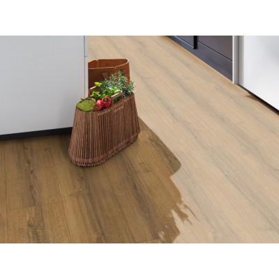Ламінат Egger Large Aqua Plus 33/8 EL2402 Дуб Шерман коньяк коричневий