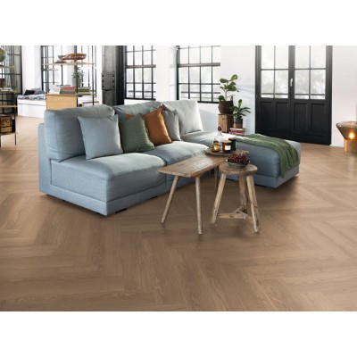 Ламінат Egger Herringbone 32/8 EL2134 Дуб Баронія коричневий