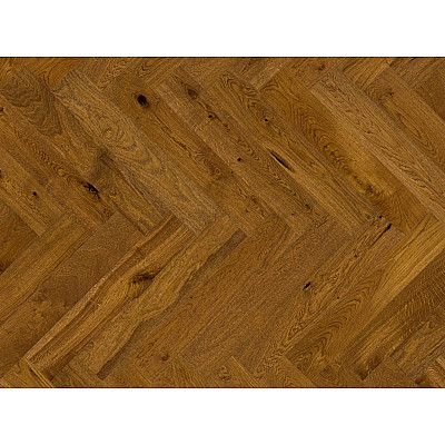 Паркетна дошка BARLINEK Дуб Brown Sugar Herringbone 130 мм 1WC000006 матовий лак