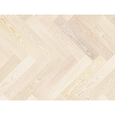 Паркетна дошка BARLINEK Ясен Moonlight Herringbone 130 мм 1WC000018 білий матовий лак