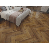 Виниловый пол SPC Apro Authentic Herringbone AC-506-HB Дуб Cognac