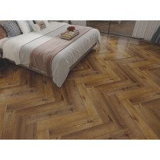 Виниловый пол SPC Apro Authentic Herringbone AC-506-HB Дуб Cognac