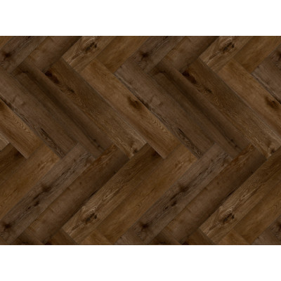 Вінілова підлога SPC Apro Authentic Herringbone AC-510-HB Дуб Coffe