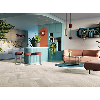 Паркетна дошка BARLINEK Дуб Cappuccino Herringbone 180 мм 1WC000027 матовий лак