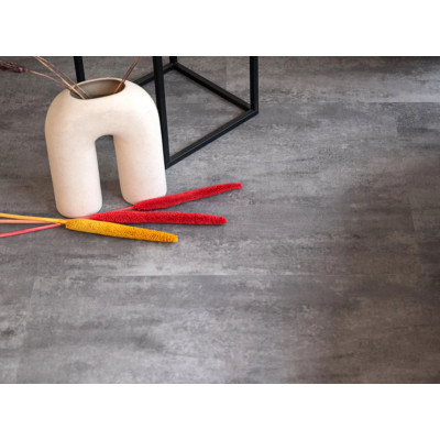 Вінілова підлога Vinilam Ceramo 71616 Цемент Сірий