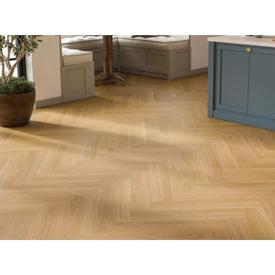 Виниловый пол PARADOR SPC Herringbone 1748856 Дуб Oxford caramel brown