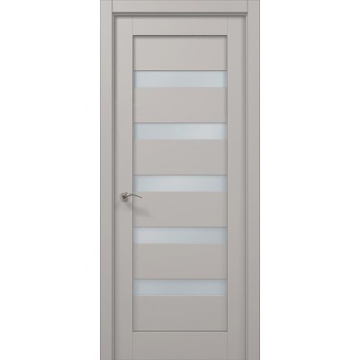 Двері Папа Карло MILLENIUM ML-02 Світло сірий супермат