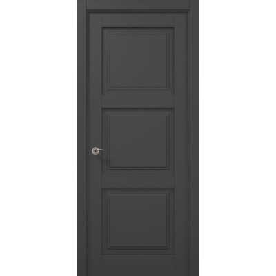 Двері Папа Карло MILLENIUM ML-06 Темно сірий супермат