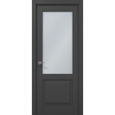 Двері Папа Карло MILLENIUM ML-11 Темно сірий супермат