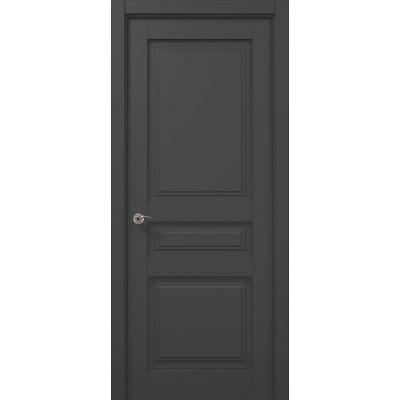Двері Папа Карло MILLENIUM ML-12 Темно сірий супермат