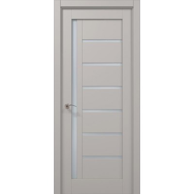 Двері Папа Карло MILLENIUM ML-16 Світло сірий супермат