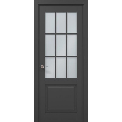 Двері Папа Карло MILLENIUM ML-36 Темно сірий супермат