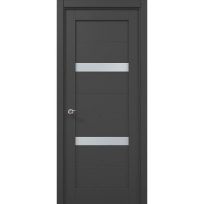Двері Папа Карло MILLENIUM ML-54 Темно сірий супермат