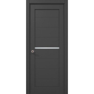 Двері Папа Карло MILLENIUM ML-56 Темно сірий супермат