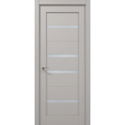 Двері Папа Карло MILLENIUM ML-57 Світло сірий супермат