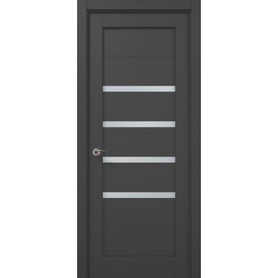 Двері Папа Карло MILLENIUM ML-59 Темно сірий супермат