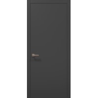 Двері Папа Карло PLATO PL-01 Темно сірий супермат, кромка АВС