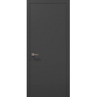 Двери Папа Карло PLATO PL-01с Темно серый супермат, кромка АВС