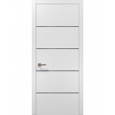 Двері Папа Карло PLATO PL-02 Білий матовий, кромка АВС