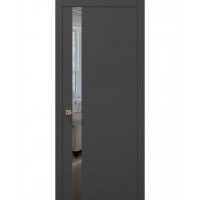 Двері Папа Карло PLATO PL-04 Темно сірий супермат, кромка АВС