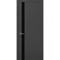 Двері Папа Карло PLATO PL-04 Темно сірий супермат, кромка АВС