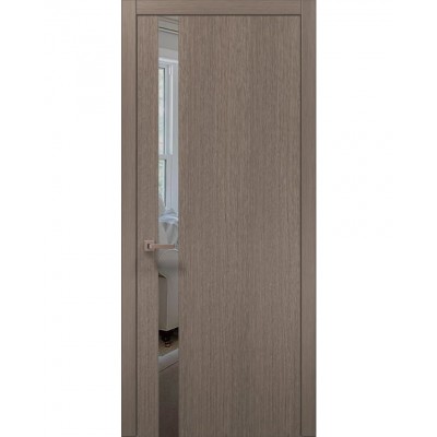 Двері Папа Карло PLATO PL-04 Дуб сірий, кромка АВС