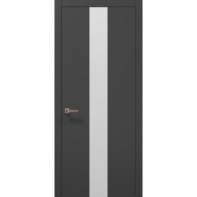 Двері Папа Карло PLATO PL-06 Темно сірий супермат, кромка АВС