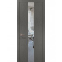 Двері Папа Карло PLATO PL-06 Бетон сірий, кромка АВС