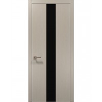 Двері Папа Карло PLATO PL-06 Дуб кремовий, кромка алюміній срібло